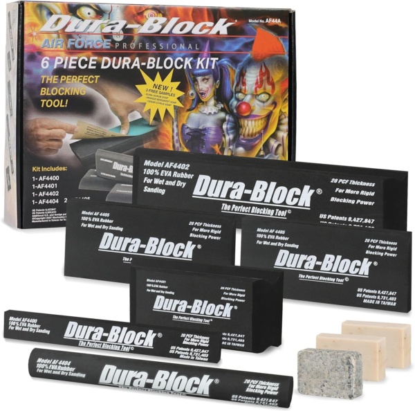 Sada 6ks tvarovaných ručních bloků se suchým zipem + extrémní mýdlo Durablock soap 
