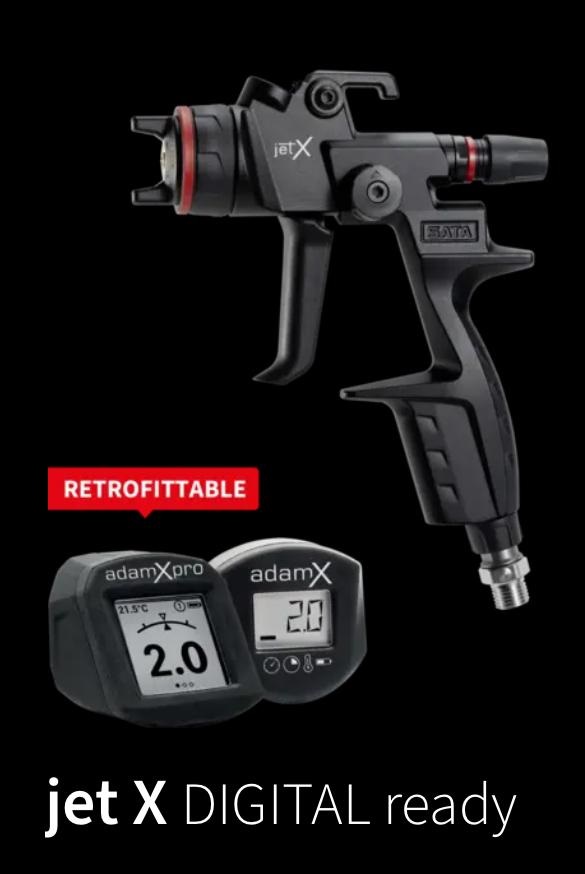 SATA jet X RP1,3 O digit.READY vč. ot.kl. RPS - Autolaky Autolift